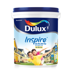 DULUX  INSPIRE NGOẠI THẤT SẮC MÀU BỀN ĐẸP BỀ MẶT MỜ