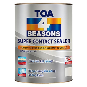 SƠN LÓT CHO BỀ TƯỜNG CŨ NỘI NGOẠI THẤT TOA 4 SEASONS SUPER CONTACT SEALER