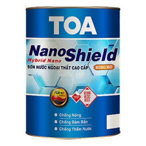 SƠN NGOẠI THẤT CAO CẤP TOA NANOSHIELD BÓNG MỜ