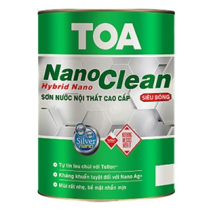 SƠN NỘI THẤT CAO CẤP TOA NANOCLEAN - SIÊU BÓNG 